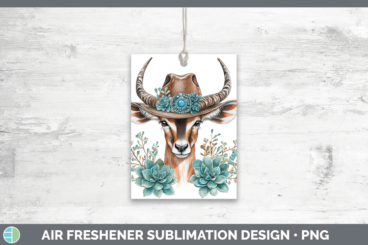 Safari Country Western Impala Air Freshener Sublimation Car