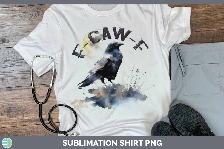 F-Caw-F Crow Shirt Sublimation Design