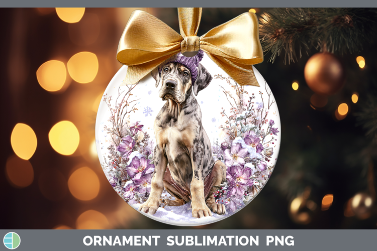 Great Dane Dogs 01 Winter Knit Hat Ornament Sublimation Desi