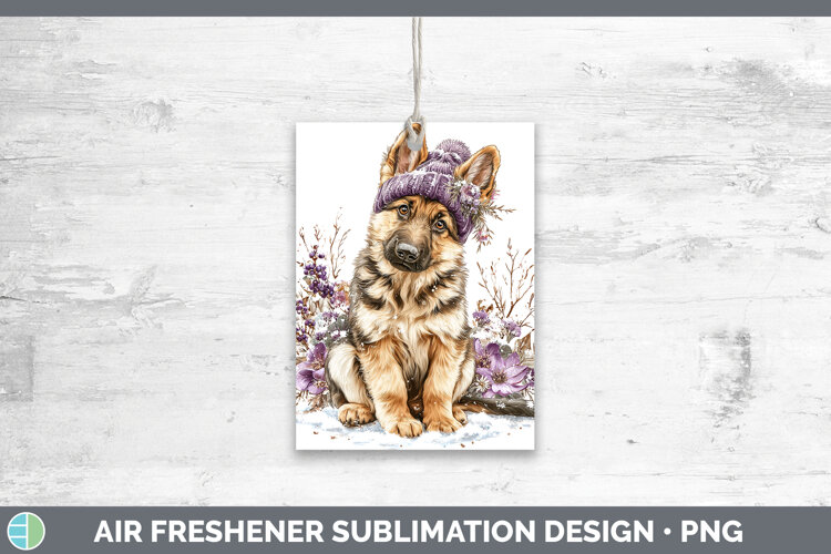 GorgeousDogs 02 Winter Knit Hat Air Freshener design.