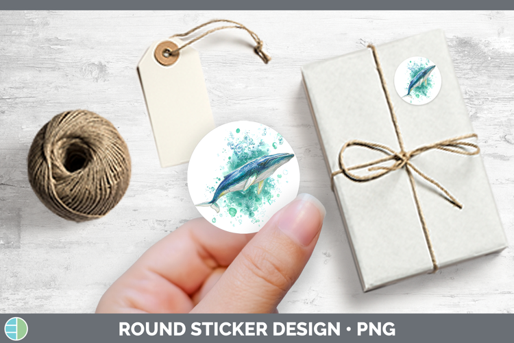 Bryde’s Whale Whales Sketch Stickers Design