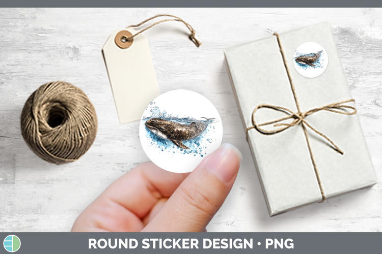 Cuvier’s Beaked Whale Whales Sketch Stickers Design