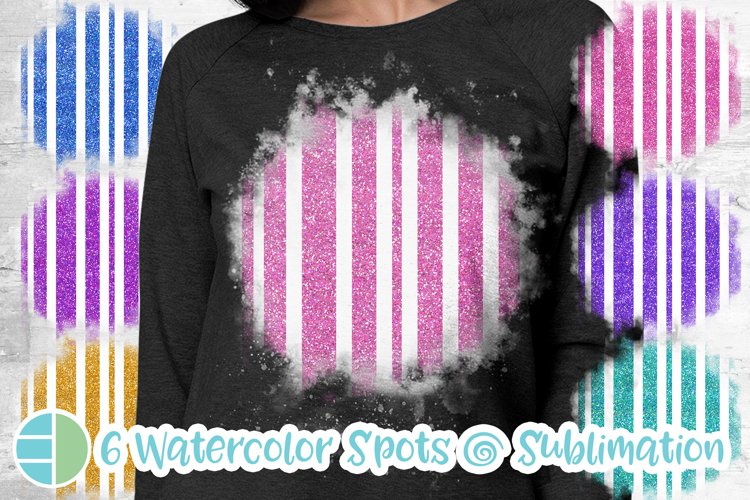 Glitter Stripes Background Spring Easter Sublimation Bundle