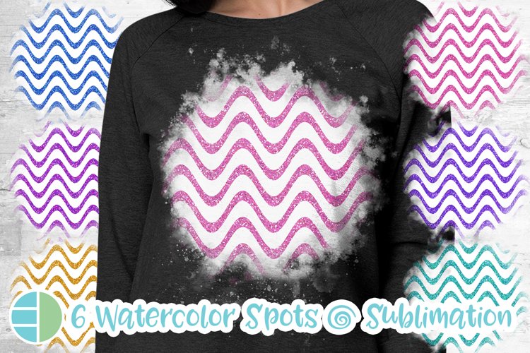 Glitter Easter Background PNG Spring Wave Sublimation Bundle