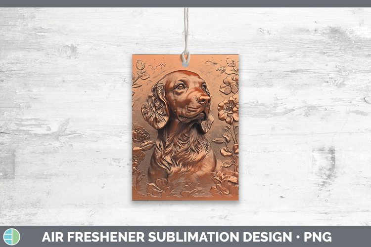 Dogs 05 Copper Relief English Cocker Spaniel Air Freshener S