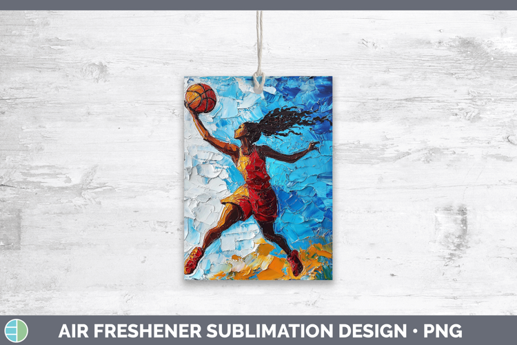 BS06 Thick Paint Female Basketball Air Freshener Sublimation