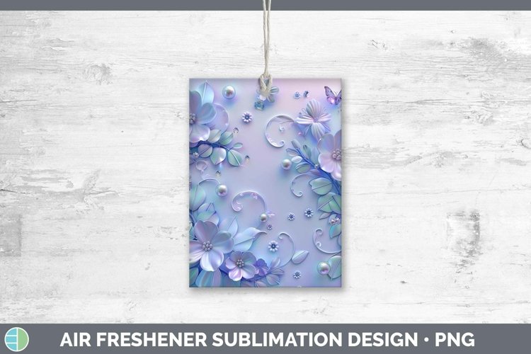 GorgeousEnchanted Flowers 3D Air Freshener design.