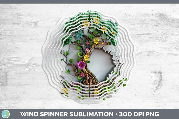 Gorgeous3D Wind Spinner design.