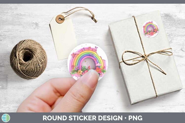 Gorgeous3D Stickers design.