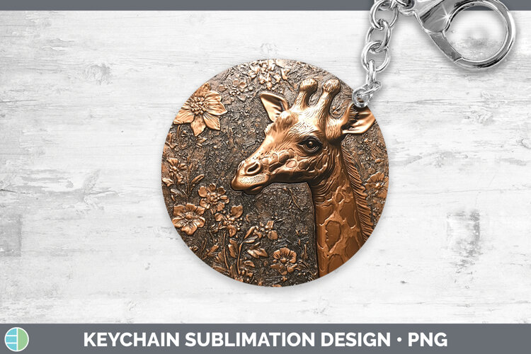 GorgeousBS02 Copper Relief Keychain design.