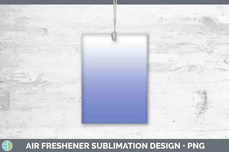 Ombre Indigo Air Freshener Sublimation Car Freshener Designs