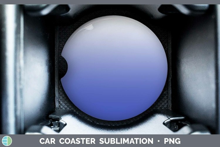 Ombre Indigo Car Coaster Sublimation Coaster Designs