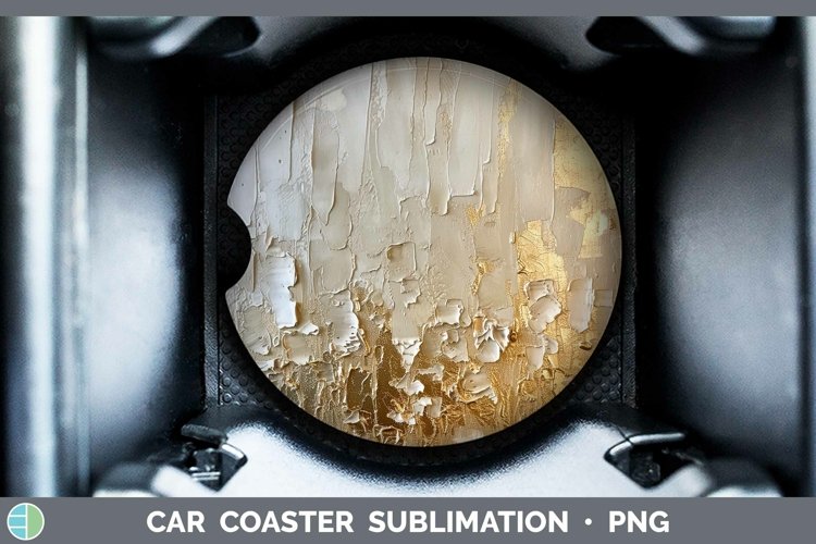 GorgeousOmbre Paint Car Coaster design.
