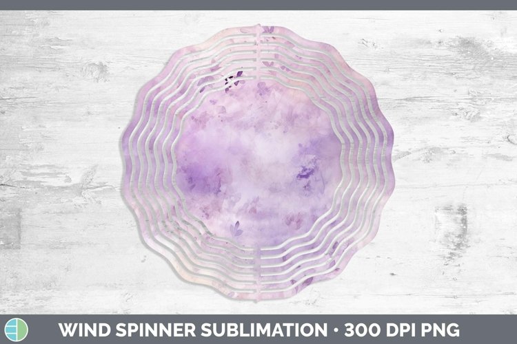 GorgeousWatercolor Wind Spinner design.