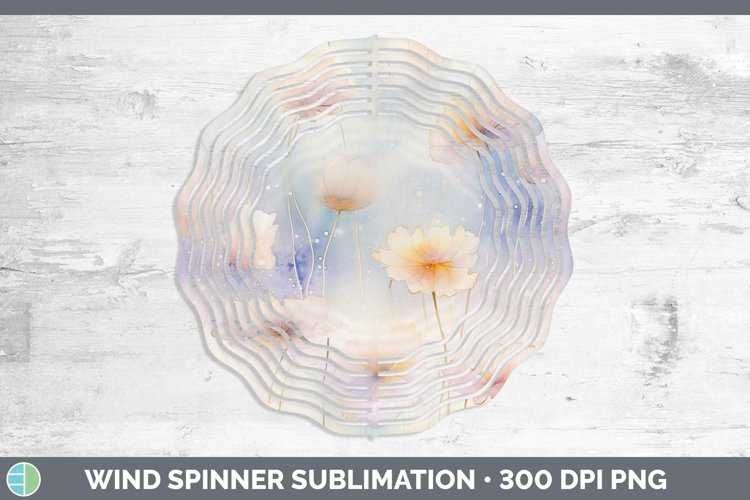 GorgeousWatercolor Wind Spinner design.