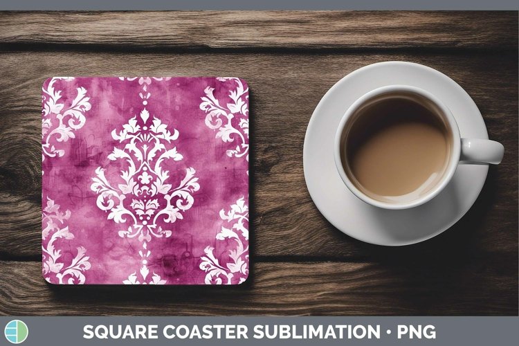 GorgeousPink Square Coaster design.