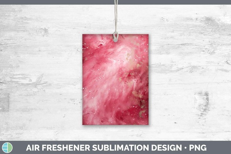 Pink Galaxy Air Freshener Sublimation Car Freshener Designs