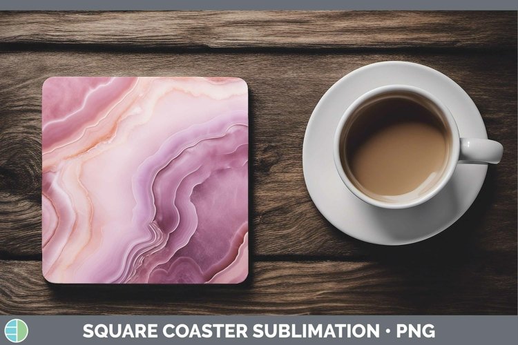 GorgeousPink Square Coaster design.