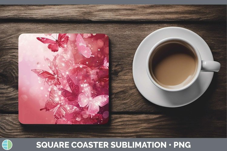 GorgeousPink Square Coaster design.