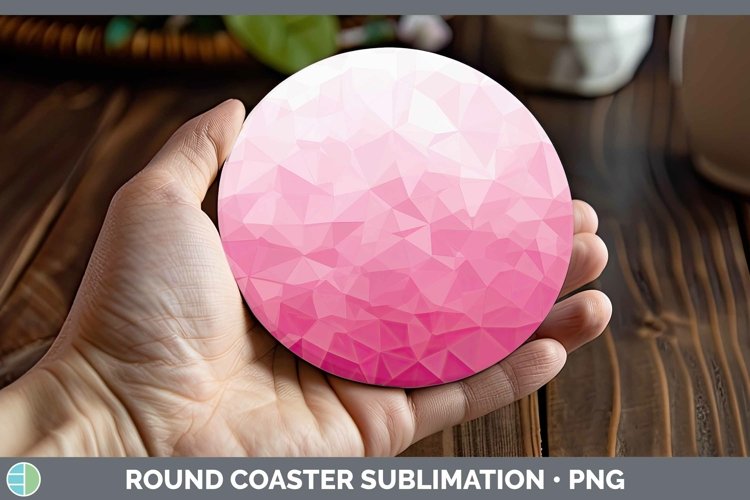 GorgeousPink Round Coaster design.
