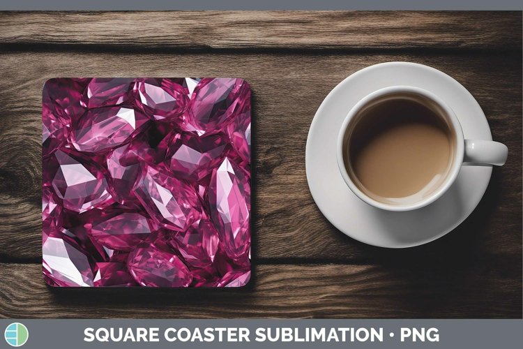GorgeousPink Square Coaster design.
