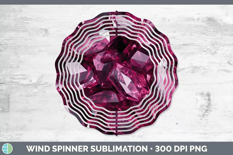 Pink Holographic Wind Spinner Sublimation Spinner Designs