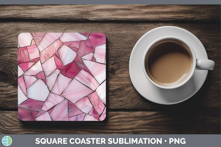 GorgeousPink Square Coaster design.