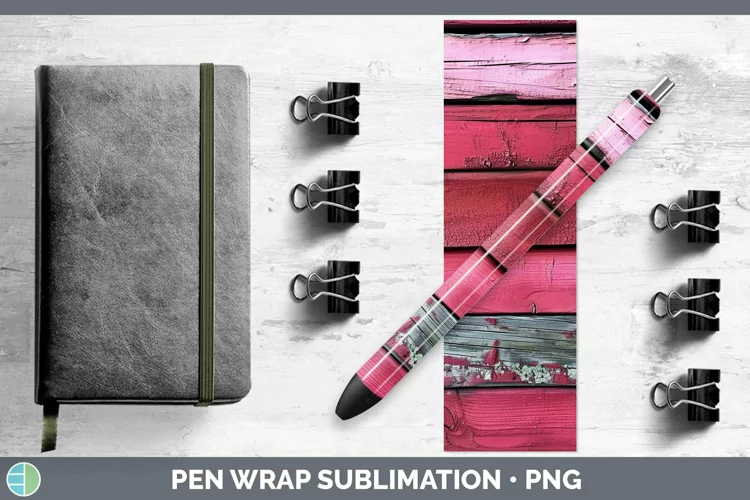 Pink Wood Pen Wrap Sublimation Epoxy Pen Designs
