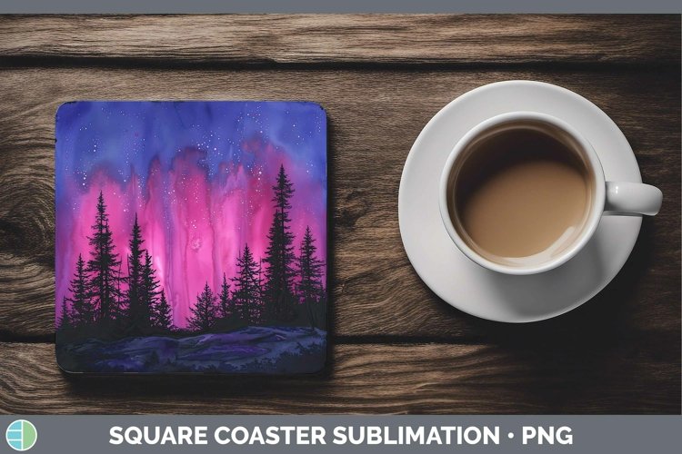 GorgeousPink Square Coaster design.