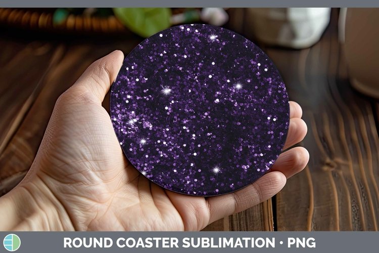 GorgeousPurple Round Coaster design.