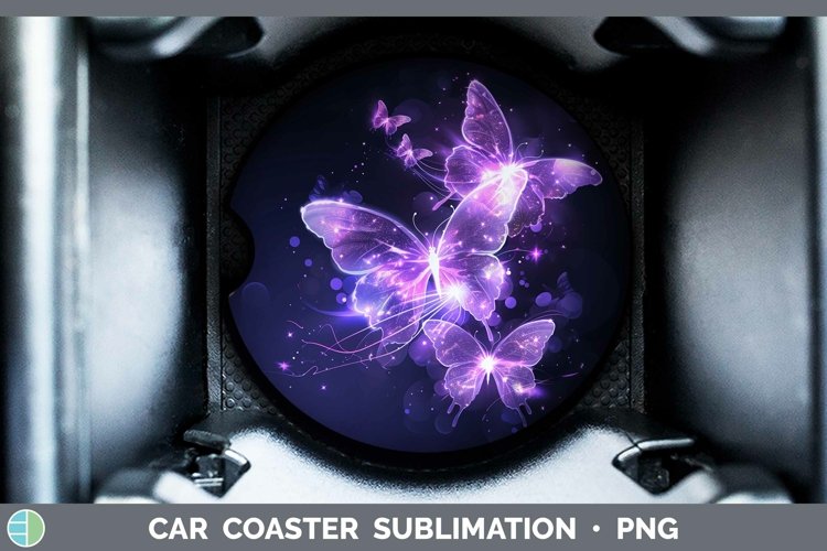 GorgeousPurple Car Coaster design.