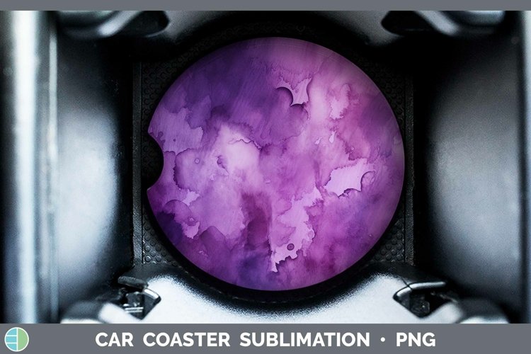 GorgeousPurple Car Coaster design.