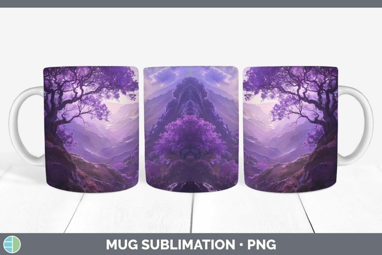 GorgeousPurple Mug Wrap design.