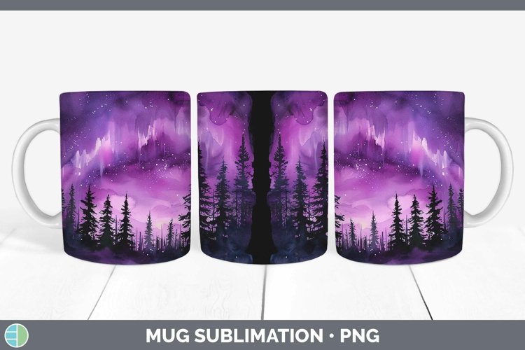 GorgeousPurple Mug Wrap design.