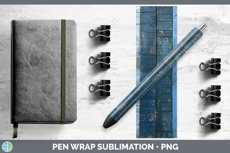 GorgeousBlue Pen Wrap design.