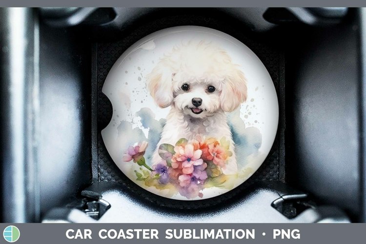 GorgeousCartoon Watercolor Car Coaster design.