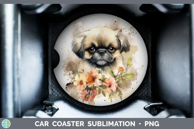 GorgeousCartoon Watercolor Car Coaster design.