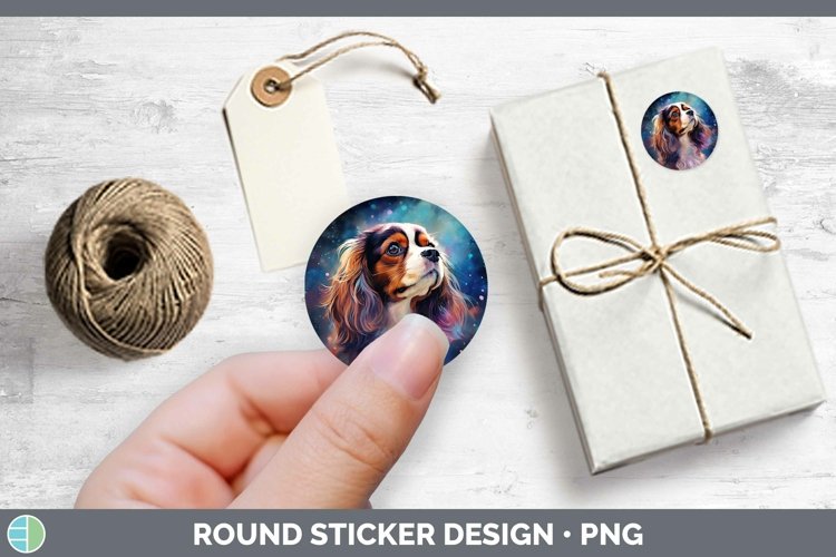 GorgeousGalaxy Dog Stickers design.