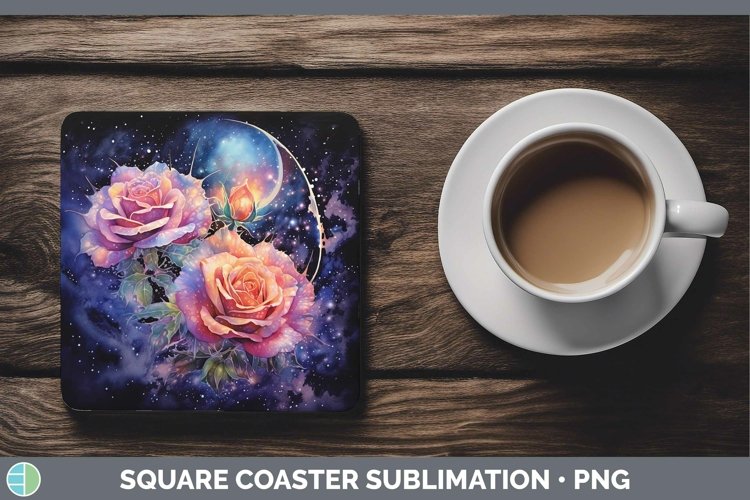 GorgeousGalaxy Square Coaster design.