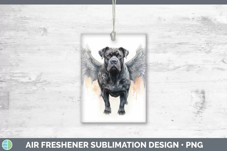 Memorial Watercolor Cane Corso Air Freshener Sublimation Car
