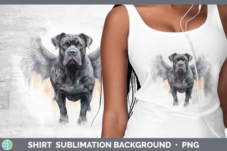 Memorial Watercolor Cane Corso Shirt Sublimation Sublimation example image 1