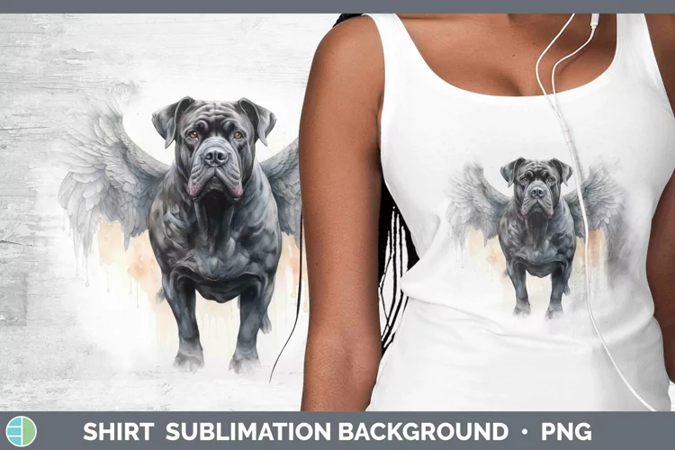Memorial Watercolor Cane Corso Shirt Sublimation Sublimation