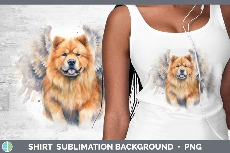 Memorial Watercolor Chow Chow Shirt Sublimation Sublimation example image 1