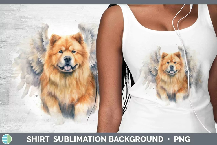 Memorial Watercolor Chow Chow Shirt Sublimation Sublimation