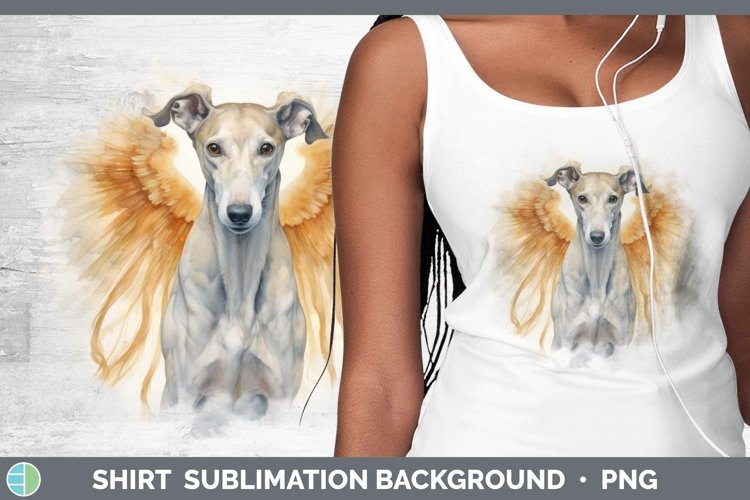 Memorial Watercolor Greyhound Shirt Sublimation Sublimation example image 1