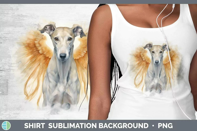 Memorial Watercolor Greyhound Shirt Sublimation Sublimation