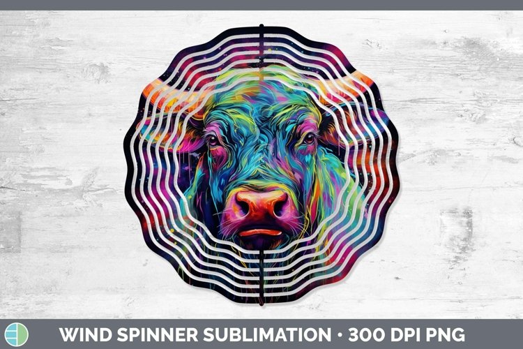 GorgeousNeon Wind Spinner design.