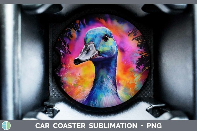 GorgeousNeon Car Coaster design.