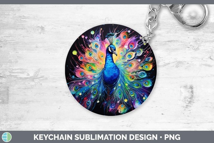 GorgeousNeon Keychain design.