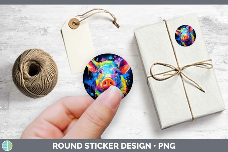 GorgeousNeon Stickers design.